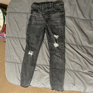 Old Navy Black Ripped Jeans. Size 4